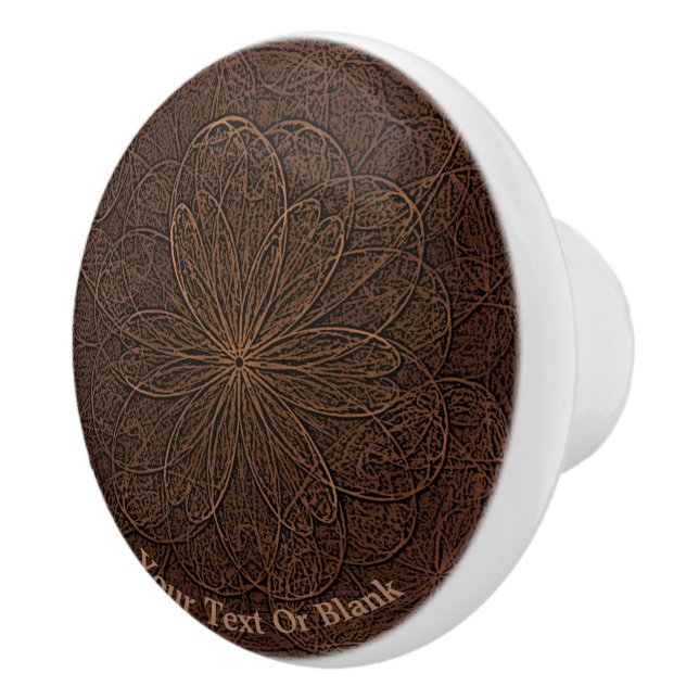 Bouton De Porte En Céramique Chocolate icing (Droite)