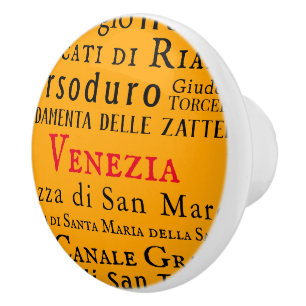 Bouton De Porte En Céramique Ciao Venezia !