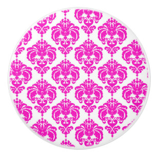 Bouton De Porte En Céramique Commode de chambre à coucher élégante et chic rose