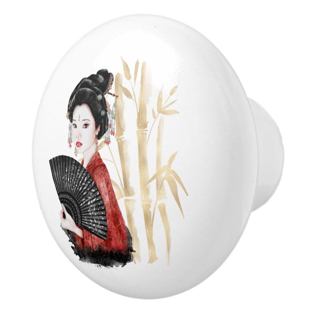 Bouton De Porte En Céramique Conception Okinawa Series 39 (Droite)
