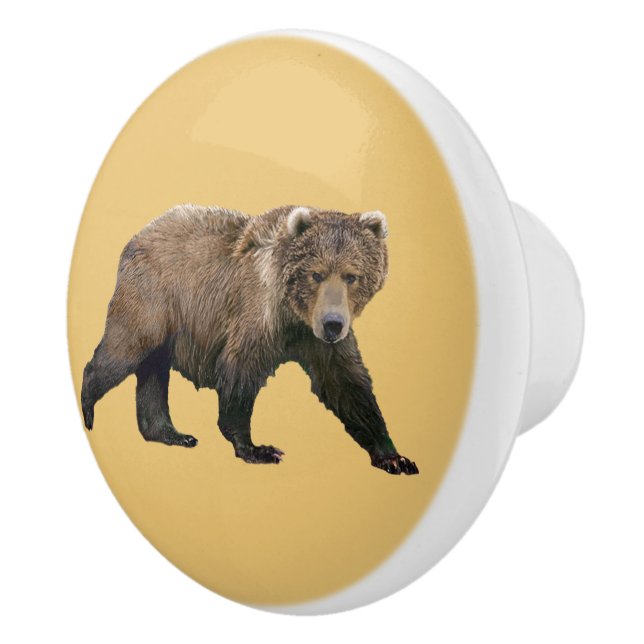 Bouton De Porte En Céramique Cook bear (Droite)