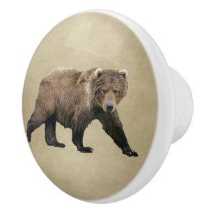 Bouton De Porte En Céramique Cook bear