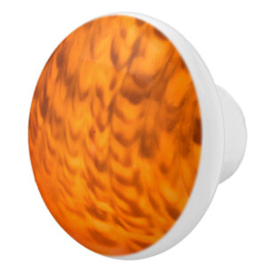 Bouton De Porte En Céramique Coquillage hypnotique