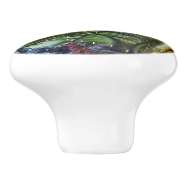 Bouton De Porte En Céramique Couleur Abstraite (Côté)