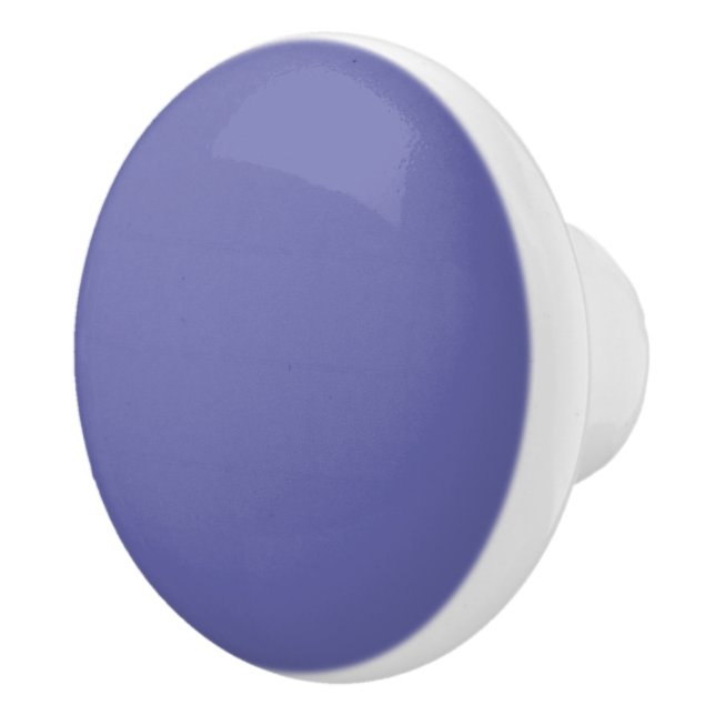 Bouton De Porte En Céramique Couleur uni violet bleu (Droite)