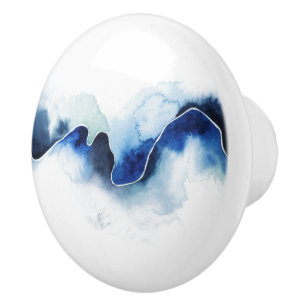 Bouton De Porte En Céramique Coupure glaciaire