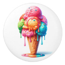 Crème glacée attrayante