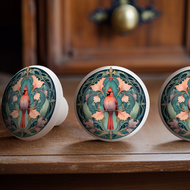 Bouton De Porte En Céramique Crimson Majesty Ceramic Knob Pull (Créateur téléchargé)