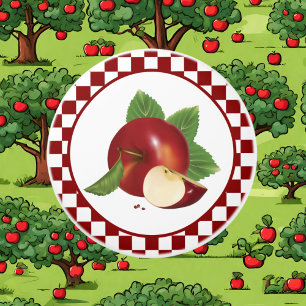 Bouton De Porte En Céramique Cuisine à pomme de campagne mignonne