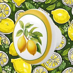 Bouton De Porte En Céramique Cute cuisine aux amateurs de citron