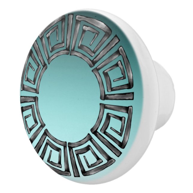 Bouton De Porte En Céramique Design grec (Droite)