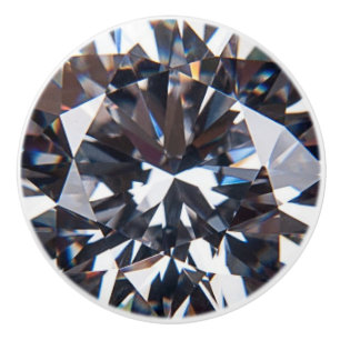 Bouton De Porte En Céramique Diamant Bijou Pierre précieuse