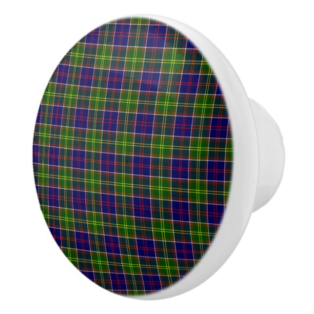 Bouton De Porte En Céramique District de Tartan (Droite)