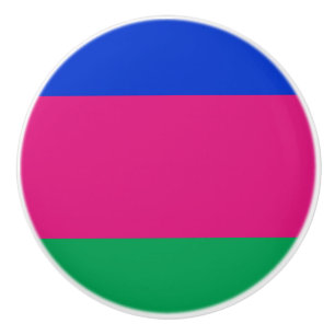 Bouton De Porte En Céramique Drapeau de la République populaire du Kuban