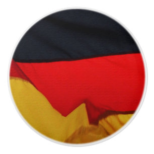 Bouton De Porte En Céramique Drapeau de l'Allemagne patriote de la République d