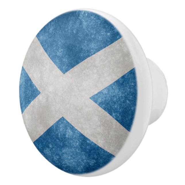 Bouton De Porte En Céramique Drapeau écossais (Droite)