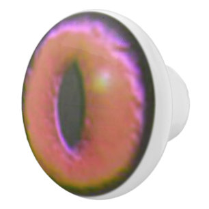 Bouton De Porte En Céramique Eerie Cat Eyeball