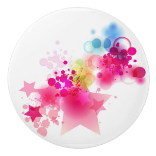 Bouton De Porte En Céramique Étoiles en céramique Knob