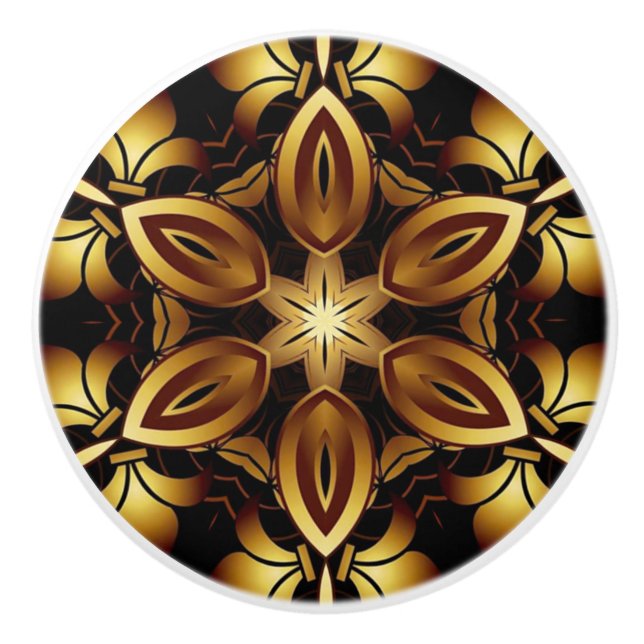 Bouton De Porte En Céramique Fantastiques couleurs toscanes 02 ~ (Devant)