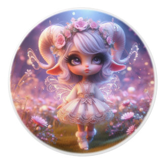 Bouton De Porte En Céramique Fée adorable