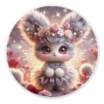 Fée de lapin gris