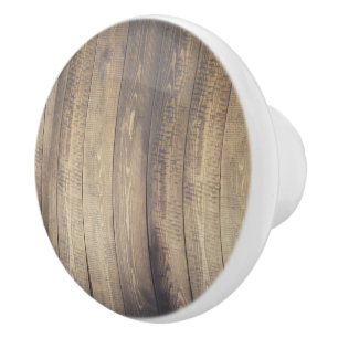 Bouton De Porte En Céramique Ferme Cuvette rustique en bois