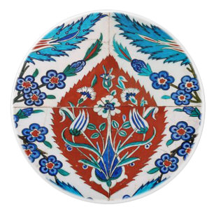 Bouton De Porte En Céramique Floral en céramique turis