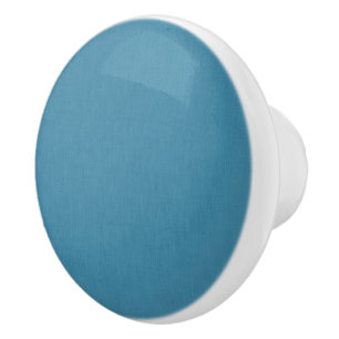 Bouton De Porte En Céramique Fond texturé en lin bleu calme et simple