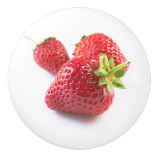 Bouton De Porte En Céramique Fraises