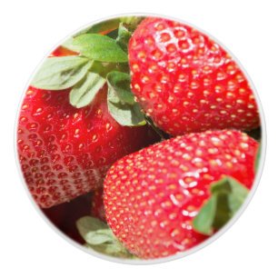 Bouton De Porte En Céramique Fraises