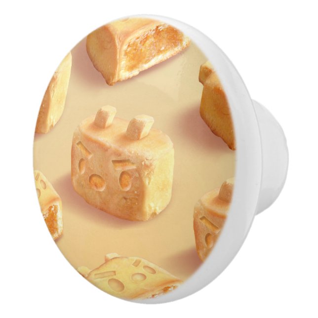 Bouton De Porte En Céramique Gâteau à l'ananas (Droite)