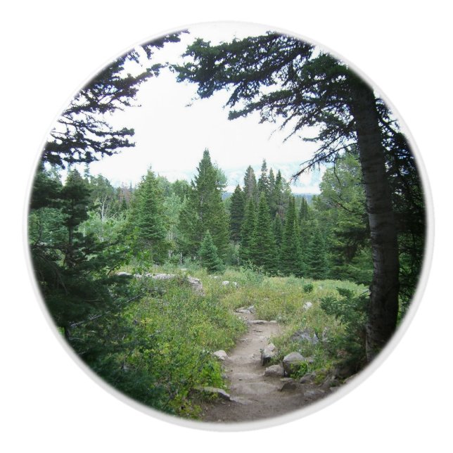 Bouton De Porte En Céramique Grand Teton Trail (Devant)