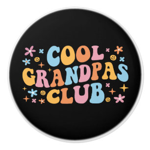 Bouton De Porte En Céramique Grandpas Club cool III
