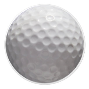 Bouton De Porte En Céramique Graphique de boule de golf 2D