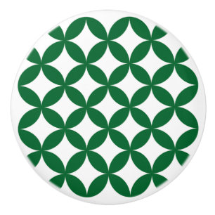 Bouton De Porte En Céramique Green Shippo Round Ceramic Knob