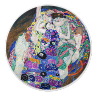 Bouton De Porte En Céramique Gustav Klimt - La Vierge