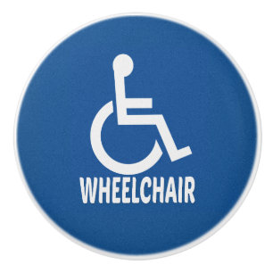 Bouton De Porte En Céramique Handicap Fauteuil roulant