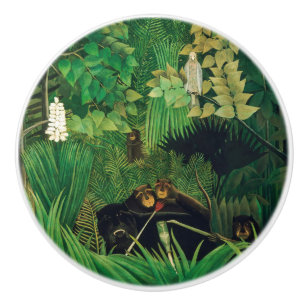 Bouton De Porte En Céramique Henri Rousseau - Les Joyeux Farceurs