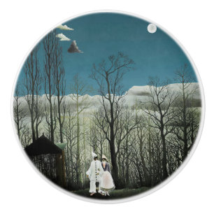 Bouton De Porte En Céramique Henri Rousseau - Soirée Carnaval