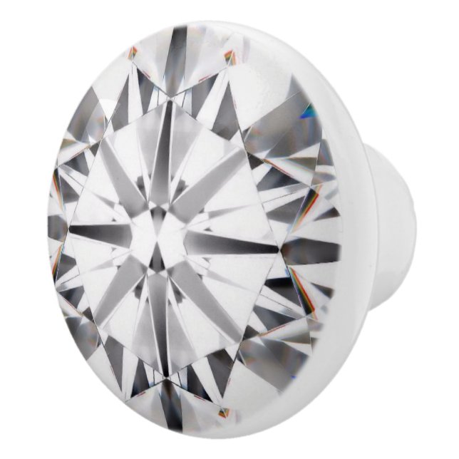 Bouton De Porte En Céramique Illusion de cristal (Droite)