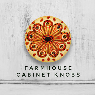 Bouton De Porte En Céramique Illustration du tunicate marin orange vintage