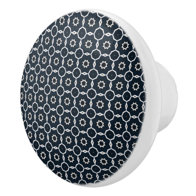 Bouton De Porte En Céramique Impression géométrique (Droite)