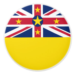 Bouton De Porte En Céramique Indicateur Niue