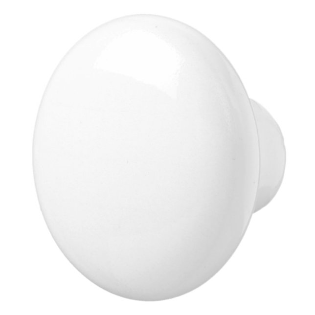 Bouton De Porte En Céramique Joli blanc (Droite)