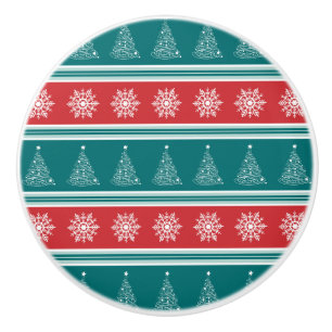 Bouton De Porte En Céramique Joyeux Noël