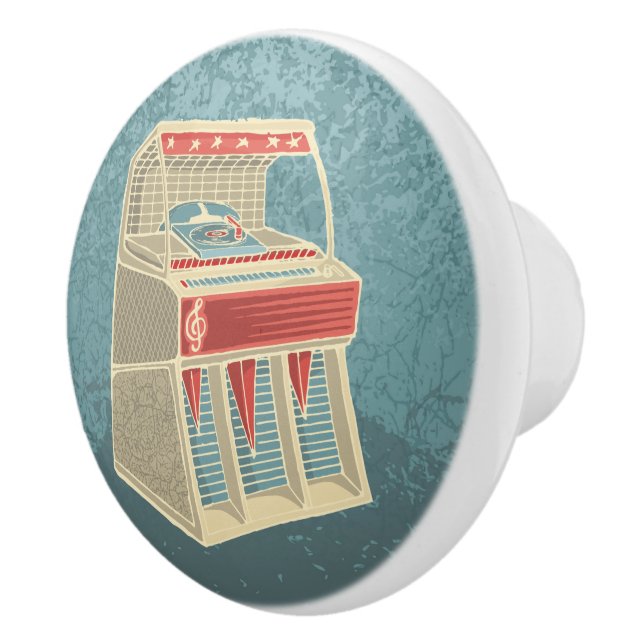 Bouton De Porte En Céramique Juke-box (Droite)