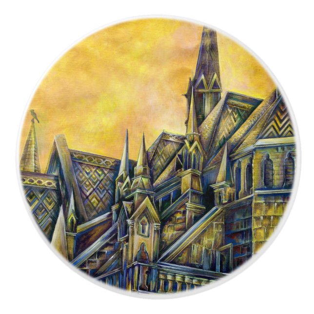 Bouton De Porte En Céramique La luxure dans l'espace (Devant)