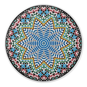 Bouton De Porte En Céramique La mosaïque de Talavera