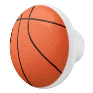Bouton De Porte En Céramique La traction de tiroir de basket-ball folâtre