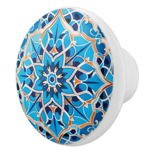 Bouton De Porte En Céramique L'artisanat de style arabe